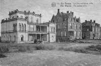 carte postale ancienne de La Panne La plus ancienne villa