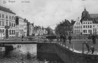 carte postale ancienne de Bruges Les Canaux