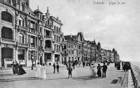carte postale ancienne de Ostende Digue de mer