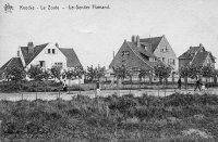 postkaart van De Zoute Le Sentier Flamand