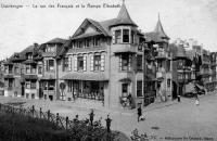 postkaart van Duinbergen La rue des Français et la rampe Elisabeth