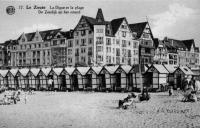 postkaart van De Zoute La digue et la plage