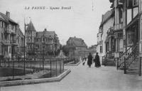 carte postale ancienne de La Panne Square Bonzel