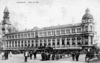 carte postale ancienne de Ostende Hôtel de ville