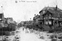 carte postale ancienne de La Panne Avenue des Mouettes