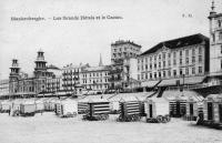 carte postale ancienne de Blankenberge Les grands hôtels et le casino
