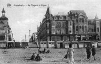 postkaart van Middelkerke La plage et la digue