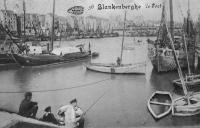 carte postale ancienne de Blankenberge Le port