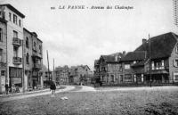 carte postale ancienne de La Panne Avenue des Chaloupes