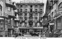 carte postale ancienne de La Panne Hôtel Continental