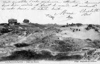 postkaart van De Panne Dans les dunes