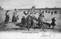 carte postale ancienne de La Panne Au littoral Belge. un fortin