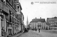 postkaart van Izegem Grand Place sud & rue du Marché