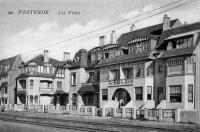 carte postale ancienne de Westende Les Villas