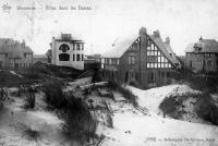 carte postale ancienne de Westende Villas dans les dunes
