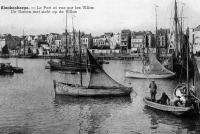carte postale ancienne de Blankenberge Le Port et vue sur les Villas