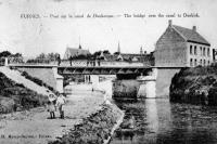 postkaart van Veurne Pont sur le canal de Dunkerque