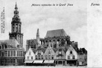 postkaart van Veurne Maisons restaurées de la Grand Place