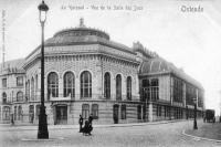 carte postale ancienne de Ostende Le Kursaal - Vue de la Salle des Jeux