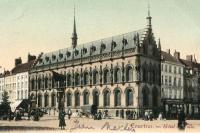 carte postale ancienne de Courtrai Hôtel de Ville