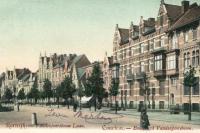carte postale ancienne de Courtrai Boulevard Vandenpeereboom