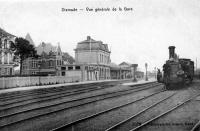 postkaart van Diksmuide Vue générale de la Gare