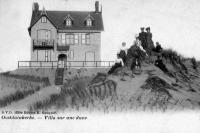 carte postale ancienne de Oostduinkerke Villa sur une dune (Villa Clémence)