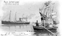 postkaart van Paquebots Red Star Line Antwerpen - New York  S. S. Zeeland 29th june 1902