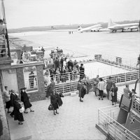 aéroport de Bruxelles Passagers en attente d'embarquement