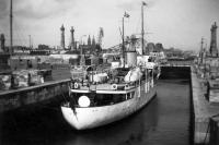  Shemara in de de haven van Oostend