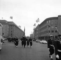 Bruxelles Les fusiliers marins boulevard de l'empereur
